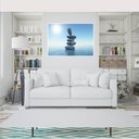 Ver imagem 1 de Quadro Canvas Seixos Zen 50x70