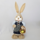 Ver imagem 5 de Coelha Páscoa em Palha e Sisal