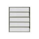 Ver imagem 1 de Vitro Basculante Alumínio Brilhante 1.00 (a) X 1.00 (l) - Hale