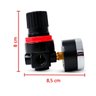 Regulador Pressão Mini Compressor 0 À 150 Psi com Manômetro 1/4 Ar-2000 Rotta 376 Cod - 4003 - 2