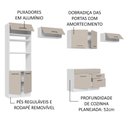 Ver imagem 5 de Armário de Cozinha Completa 350cm Branco/crema Agata Madesa 01