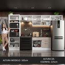 Ver imagem 6 de Armário de Cozinha Completa 350cm Branco/crema Agata Madesa 01
