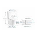 Ver imagem 2 de Kit Vaso Sanitario C/ Caixa 3/6 Lts + Instalacao+assento Soft Closse - Levo