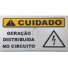 Placa Cuidado Geração Distribuída Circuito Fibra Vidro Padrão Enel - 5Un - 1