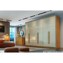 Ver imagem 6 de Guarda Roupa Casal 6 Portas e 8 Gavetas Robust/livorno Cumaru - Novo Horizonte