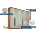 Ver imagem 4 de Guarda Roupa Casal 6 Portas e 8 Gavetas Robust/livorno Cumaru - Novo Horizonte