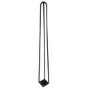 Ver imagem 5 de Kit 14 Pés de Metal 60 CM Hairpin Legs Mesa de Canto Aparador Preto