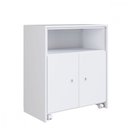 Ver imagem 3 de Balcão Organizador Multiuso com Mesa Recolhivel Art In Moveis Funcionale