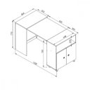 Ver imagem 6 de Balcão Organizador Multiuso com Mesa Recolhivel Art In Moveis Funcionale