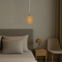 Ver imagem 4 de Lustre Pendente Cristal Moderno 15x13cm Pequeno Metal Dourado