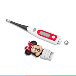 Termômetro Digital Infantil Para Medir Febre Rápido Ponta Flexível Minnie Mouse Multikids Baby Termô - 8