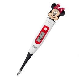 Termômetro Digital Infantil Para Medir Febre Rápido Ponta Flexível Minnie Mouse Multikids Baby Termô - 1