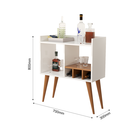 Ver imagem 3 de Aparador Amanda Minibar para Drinks Sala de Estar Moderna:branco
