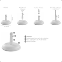 Ver imagem 2 de Base para Ombrelone - Branco