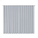 Ver imagem 2 de Cortina Blackout Tecido 3,00x2,80m Ilhos Sala Quarto Cor Branco Moderna Elegante