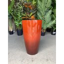 Ver imagem 7 de Vaso Grande para Planta para Decoração Sala Varanda Jardim Alto Brilho e Leve 54cm (liso/vermelho)