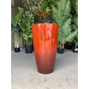 Ver imagem 3 de Vaso Grande para Planta para Decoração Sala Varanda Jardim Alto Brilho e Leve 54cm (liso/vermelho)