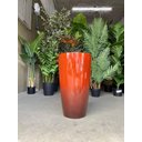 Ver imagem 4 de Vaso Grande para Planta para Decoração Sala Varanda Jardim Alto Brilho e Leve 54cm (liso/vermelho)