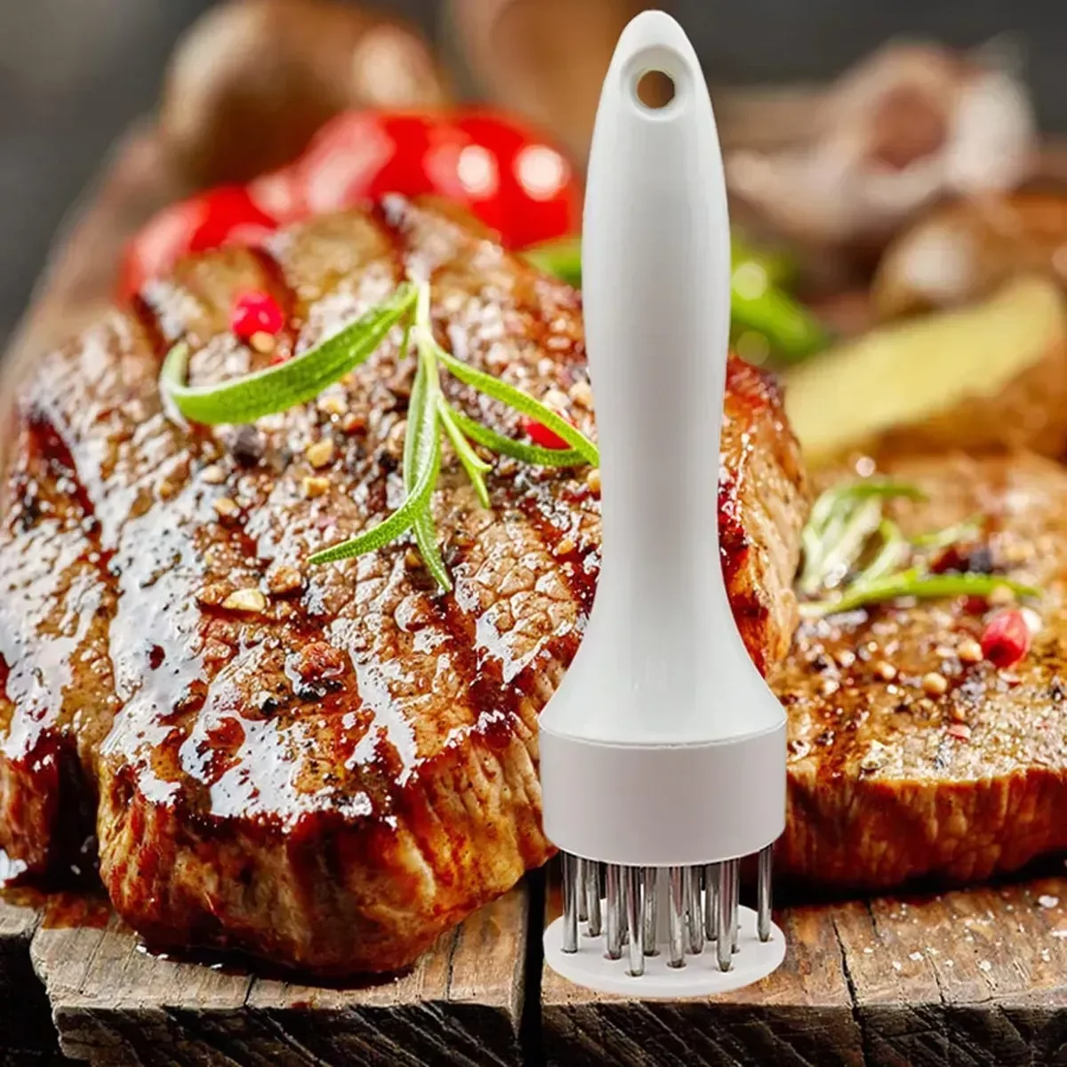 Ver imagem 3 de Furador Amaciador de Carnes 20 X 7 Cm Re25 Snel Home