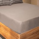 Ver imagem 4 de Jogo de Cama Portallar Queen Malha 100% Algodão Premiun Classic Laura 3 Peças Capuccino