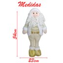Ver imagem 2 de Decoração Boneco Natal Papai Noel Dourado Natalino 54cm
