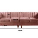 Ver imagem 3 de Sofá 4 Lugares Decoração Retrô Clássico Realeza Chesterfield