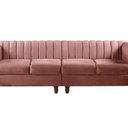 Ver imagem 2 de Sofá 4 Lugares Decoração Retrô Clássico Realeza Chesterfield Rosa Rosê