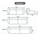 Ver imagem 3 de Sofá Luxo Dubai Retrátil e Reclinável Pillow 18cm Molas Ensacadas e Braços Almofadados 2,30m