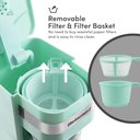 Ver imagem 4 de Elite Gourmet Ehc113m Cafeteira Elétrica Compacta 14oz Menta
