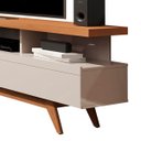 Ver imagem 4 de Rack1.80 P/tv até 72 Polegadas Off White Freijó Vivare Wood