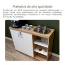 Ver mais imagens de Cantinho do Café Artany Tamburato - Carvalho/Branco