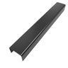 Perfil Listelo "u", Aço Inox 304, Brilho, Preto - 9 X 15 X 9 X 2000 Mm - 1
