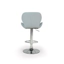 Ver imagem 4 de Kit 06 Banquetas Slim Estofada Giratória com Regulagem de Altura - Cinza