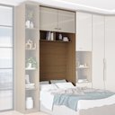 Ver imagem 4 de Guarda Roupa Modulado Ponte 100cm 2 Portas 234cm Alt Setiba