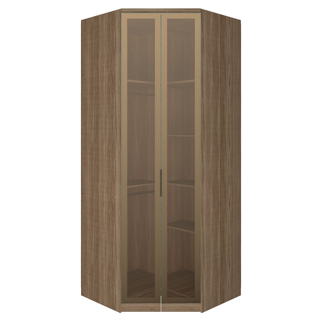 Módulo Canto Closet 2 Portas Reflecta Setiba Rimo Freijo - 1