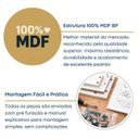 Ver mais imagens de Rack com Painel TV até 75 Polegadas 2 Cristaleiras LED e Portas Reflecta 100% MDF 270CMX217CM Astro
