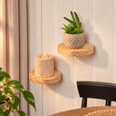 Ver imagem 1 de Prateleiras Decorativas Redondas de Madeira P