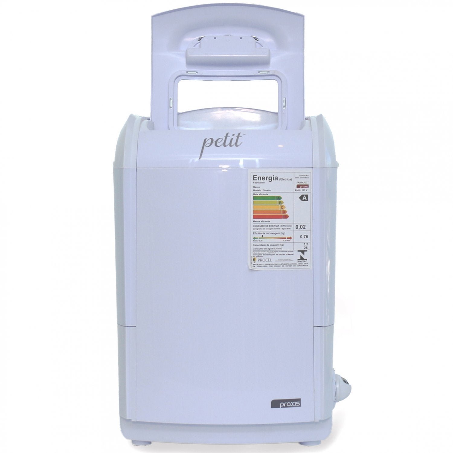 Máquina de Lavar Semi-Automática 1.2kg 110V Praxis Petit Grifit - 3