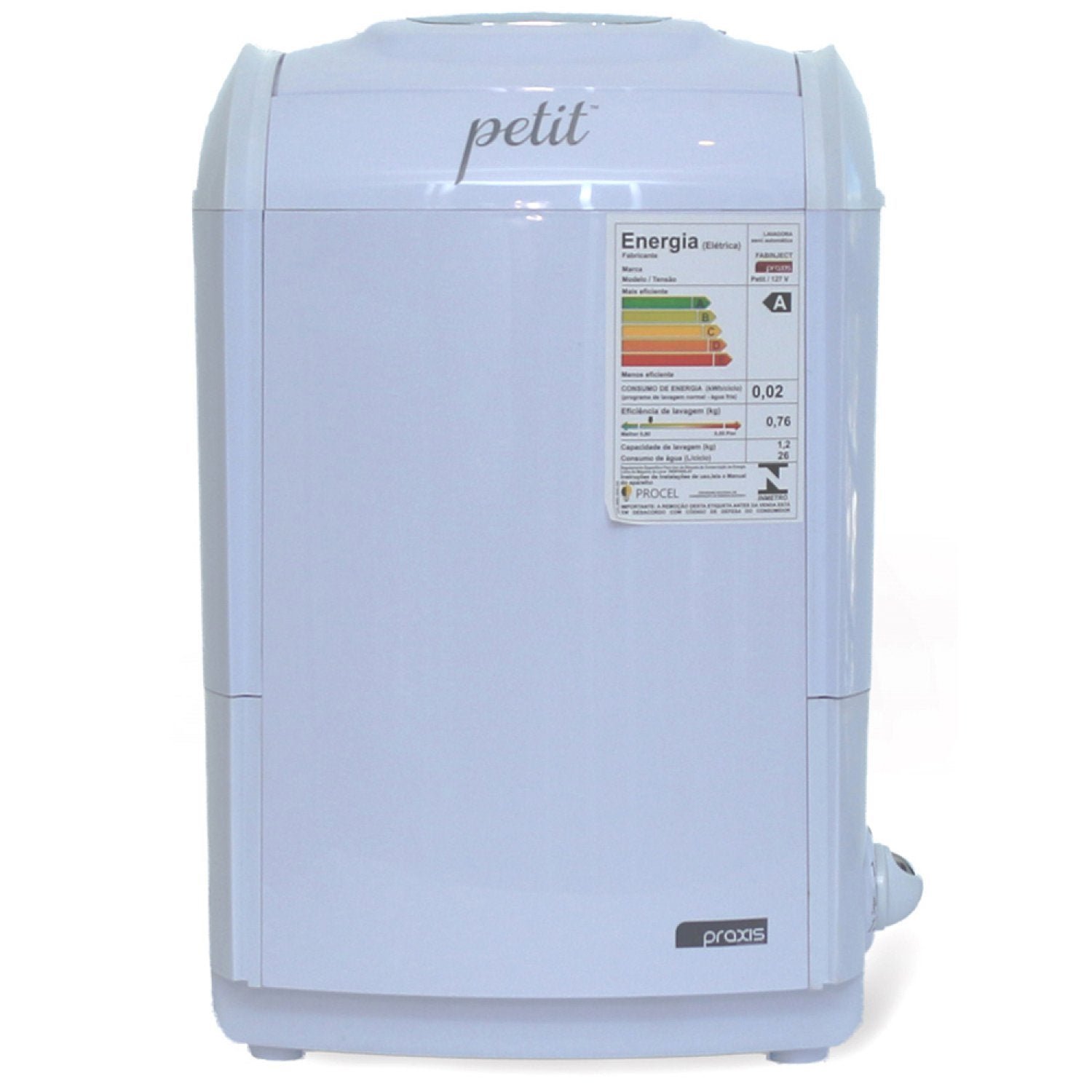 Máquina de Lavar Semi-Automática 1.2kg 110V Praxis Petit Grifit