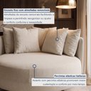 Ver imagem 5 de Poltrona Redonda Decorativa 2 Lugares com Almofadas 150cm Soho