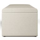 Ver imagem 7 de Calçadeira Recamier Baú para Cama Queen Dália 160x50 Cm W01 Linho Champagne - Lyam