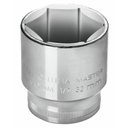 Ver imagem 1 de Soquete Sextavado 18 Mm Encaixe 1/2" em Aço Cromo Vanádio com Acabamento Cromado