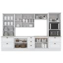 Ver imagem 4 de Cozinha Completa Modulada 6 Peças com Cristaleira Emily Espresso Móveis Branco