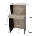 Ver imagem 6 de Balcão Caixa Atendimento Comercial Recepção 600x420 Netmobil - Carvalho
