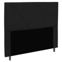 Ver imagem 1 de Cabeceira Cama Box Casal King Size Mali 195cm Corano Preto