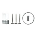 Ver imagem 4 de Concertina Galvanizada Simples 45cm 5m com Kit Instalação Minasul