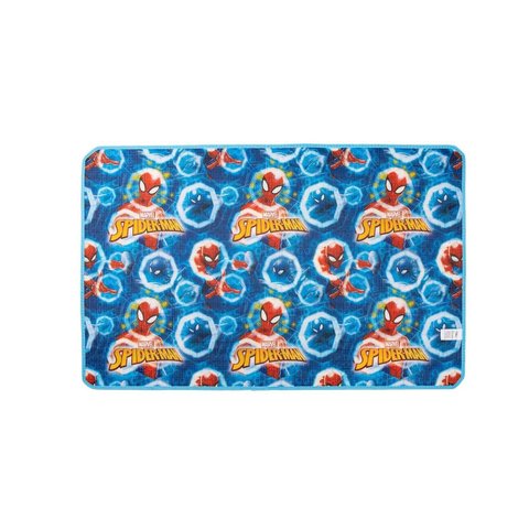 Tapete Infantil Dupla Face Recreio Impermeável 90x140cm - Jolitex Homem Aranha Teia