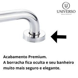 Barra / Alça de Apoio 40cm para Idosos ou Deficientes - 10