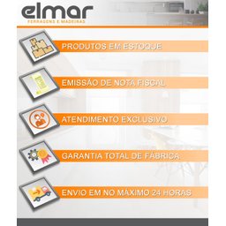 Caixa Openbox Aluminio Preto 8 Blocos 3el/2bc/3rj Qm17050 Qtmov - 2