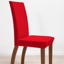 Ver imagem 2 de Kit 04 Capas para Cadeiras 4 Lugares Malha Gel 100% Poliéster:vermelho